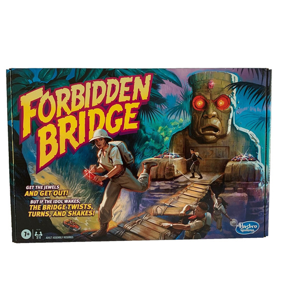 NEW Hasbro Forbidden Bridge Adventure Game Board SEALED - Picture 1 of 3